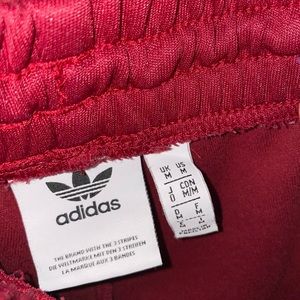 Adidas maroon tracksuit